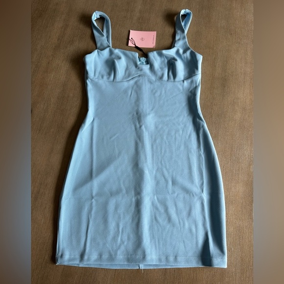 Hello Molly Light Blue Mini Dress large - Picture 7 of 7